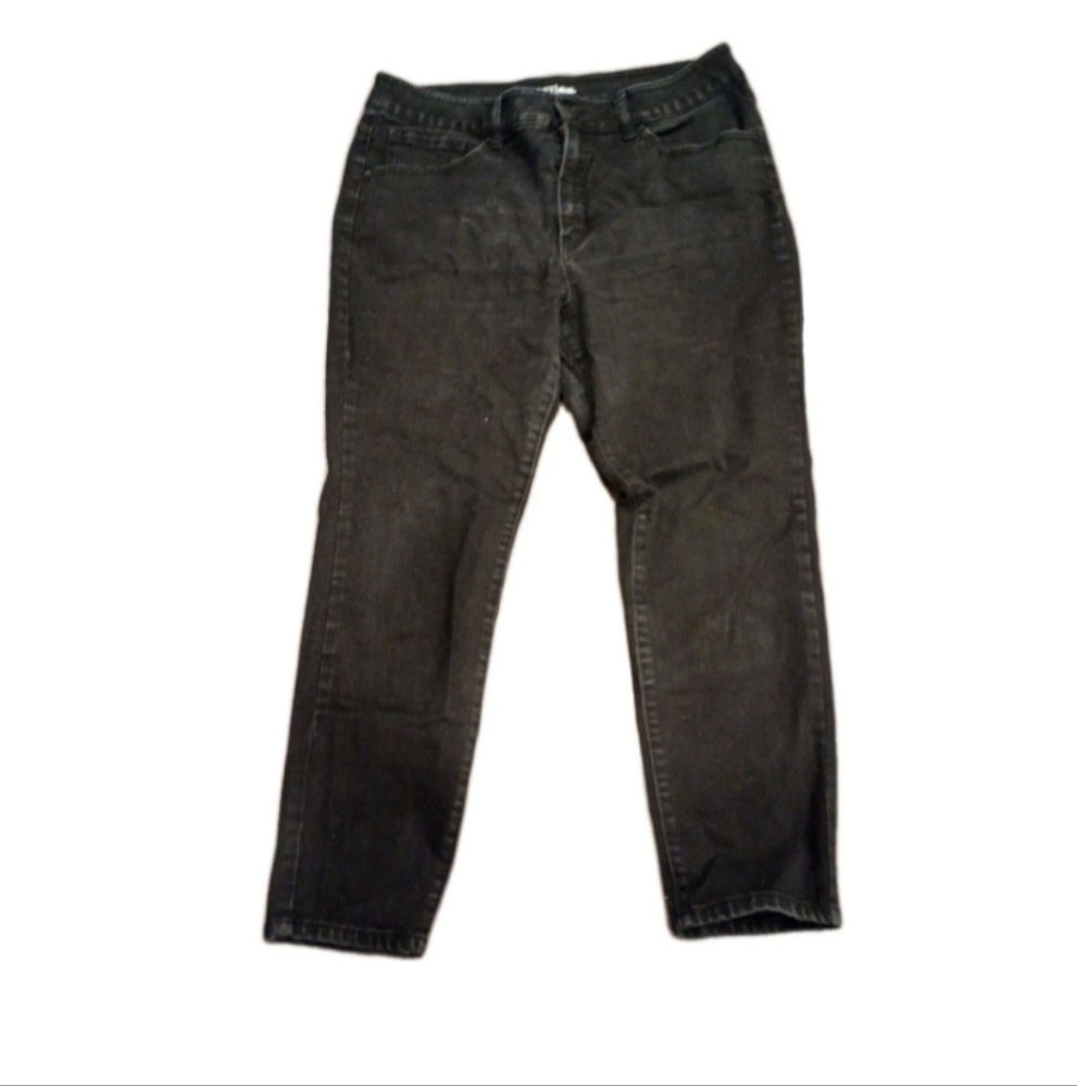Time & Tru Black Ankle Jeans Size 20 Petite